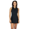 thumbnail image 2 of 90 Degree By Reflex Robe de Tennis Plissée avec Col - Noir - TP, 2 of 4
