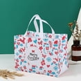 thumbnail image 2 of 1PC Christmas Gift Bags with Gift Tags, Medium Size 12.6 X 9.8 X 6.7 inches with Handle，Reusable Tote Bags for Xmas Gifts Wrapping, Presents, Shopping, Party, 2 of 5