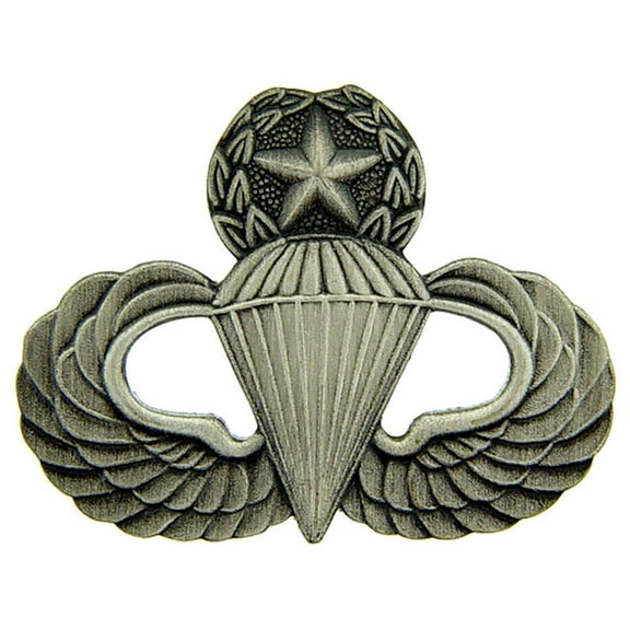 Eagle Emblems P14805 Wing Pin - Army Paratrooper, Master - Pewter - 1.25 in.