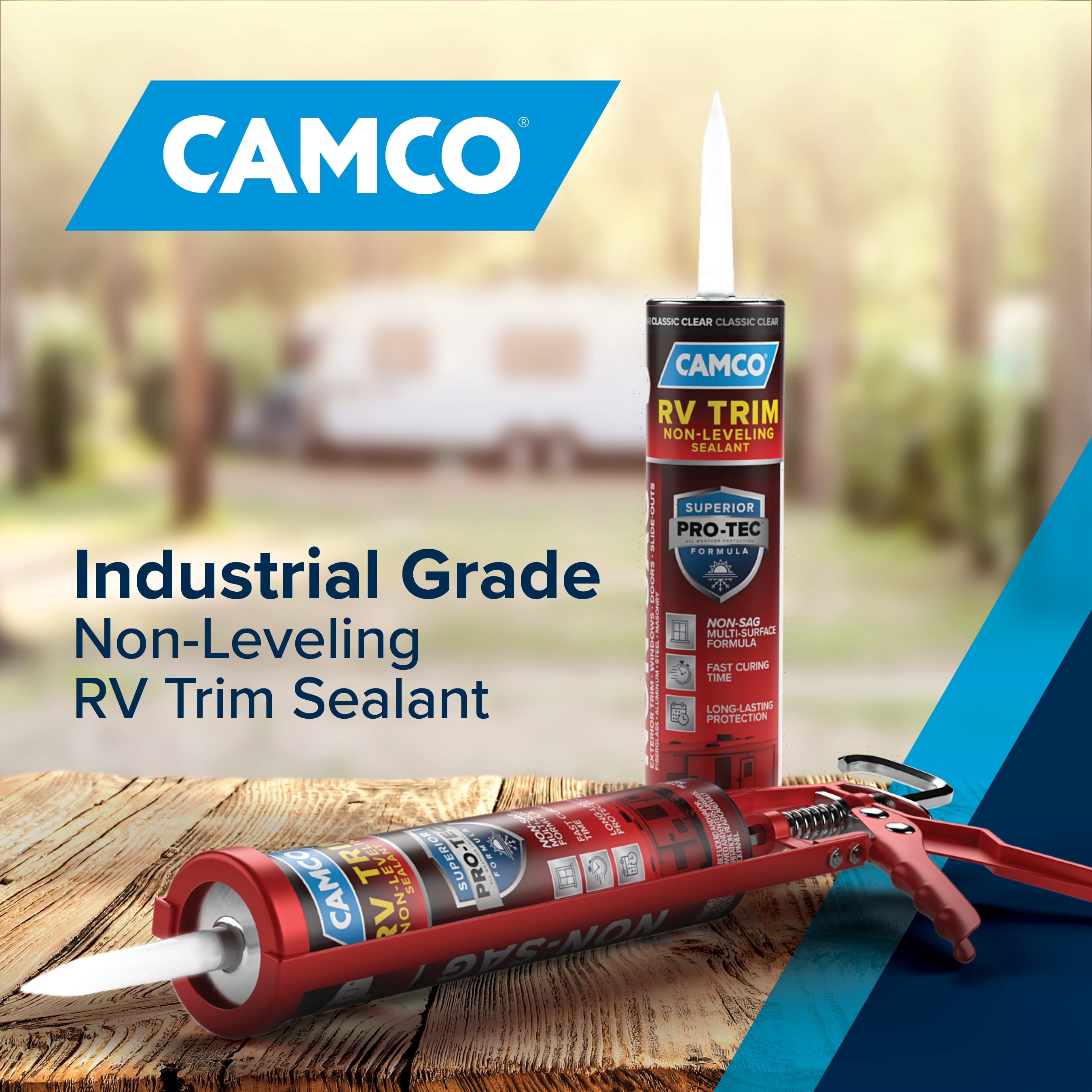Camco Non-Sag RV Putty Sealant with Pro-Tec Weather Guard Protection - Clear (41465)