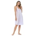 thumbnail image 3 of Casual Nights Women's Satin Lace Camisole Nightgown, 3 of 5