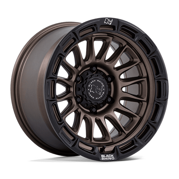 17x9 Black Rhino BR025 Rival Burnt Bronze W/ Matte Black Lip Wheel 5x5 (-12mm)