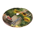 thumbnail image 2 of Bingfone Christmas Tree Skirt Mat Christmas Decoration Interior 36"-Vintage Wooden Bucket, 2 of 8