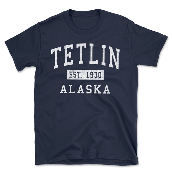 Tetlin Alaska Classic Established Men's Cotton T-Shirt