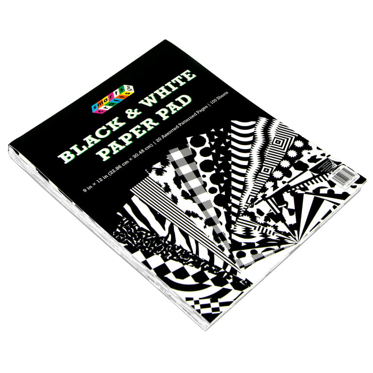 Smarts & Crafts Black and White Craft Paper Pad
