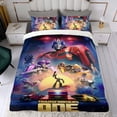 thumbnail image 4 of Transformers One Conjunto de sábanas temático, trío de piezas, cómodo y amigable con la piel, diseño único, regalo de decoración para el hogar para familiares, amigos y fans, 90 cm * 190 cm, 4 of 6