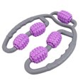 thumbnail image 4 of EeaseMX Masajeador de piernas multifunción para yoga, rodillo para relajar los músculos de las piernas, palo de masaje para piernas, pinza para fitness, rodillo de masaje (morado), 4 of 7