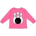 thumbnail image 3 of Inktastic Bowling Team Bowler Boys or Girls Long Sleeve Toddler T-Shirt, 3 of 5