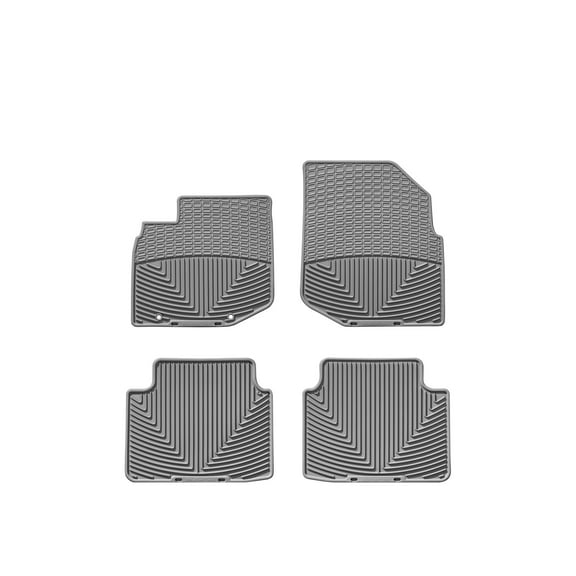 WeatherTech All-Weather Floor Mats compatible with 2009-2013 Honda Fit - 1st & 2nd Row, Grey