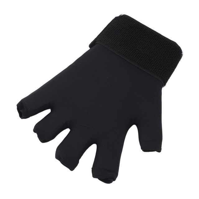Therapy Glove, Multifunctional Adjustable Wrist Strap Finger Arthritis Compression Ice Glove Gel Wide Application Open Finger Design For Home