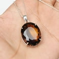 thumbnail image 3 of GEMHUB 90 Ct. Oval Shape Multicolor Ametrine Gemstone Pendant 925 Sterling Silver Pendant for Women Multicolor Gemstone Jewelry Ametrine Pendant, Birthday Gift, Anniversary Gift February Birthstone, 3 of 4