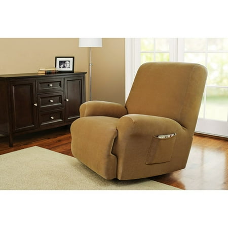 Better Homes and Gardens One-Piece Stretch Fine Corduroy Recliner Slipcover