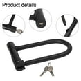 thumbnail image 3 of Portable U-Lock for Bicycles: Heavy-Duty Anti-Theft Security with PVC, 3 of 10