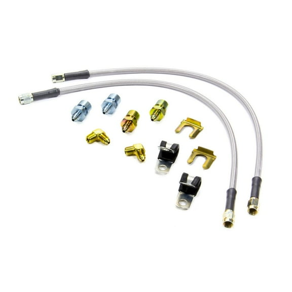 Wilwood Ford Mustang 1965-69 Front Flexline Brake Hose Kit P/N 220-12168