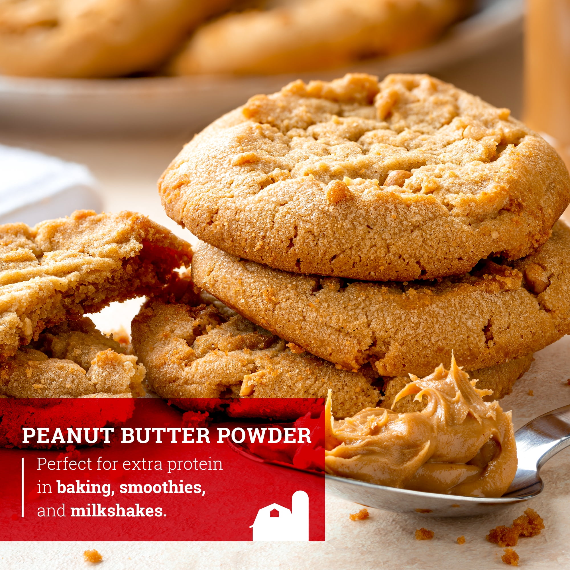Hoosier Hill Farm Peanut Butter Powder, 2 lb Jar