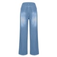 thumbnail image 3 of Aellinatey Jeans for Women High Waist Straight Wide Leg Jean Loose Stretchy Baggy Casual Pants with Pocket, 3 of 12