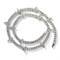 thumbnail image 1 of Collar de pantera negra para hombres, gargantilla de cadena chapada en acero inoxidable para Cosplay Wakanda King Boys, 20 pulgadas, 1 of 5