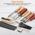 thumbnail image 2 of 18pcs Leather Tooling Kits Include Awl Polish Tool Punch Tool Leather Craft Punch Tools Kit For Beginner Professionals, 2 of 9