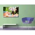 thumbnail image 2 of wall26 Canvas Print Wall Art Massage Stones, Candles &amp; Orchid Flowers Floral Botanical Photography Realism Tropical Zen Colorful Multicolor Ultra for Living Room, Bedroom, Office - 32"x48&qu, 2 of 4