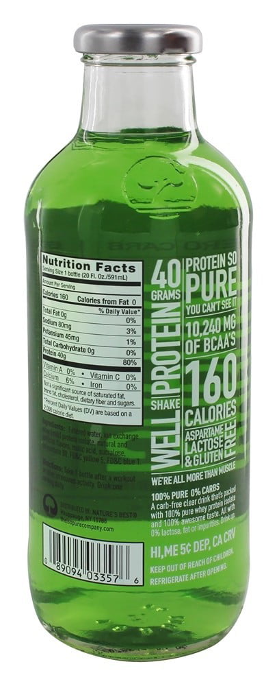 Isopure 20g Protein Drink, 100% Whey Protein Isolate, Flavor: Apple Melon