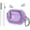 Clear Purple, variant on OTOPO NEW Beats Studio Buds/Buds Plus Case Cover Clear 2021/2023 Men Lock Clip with Cleaner Kit, Soft TPU Protective Case for Women Girls Kids, Clear