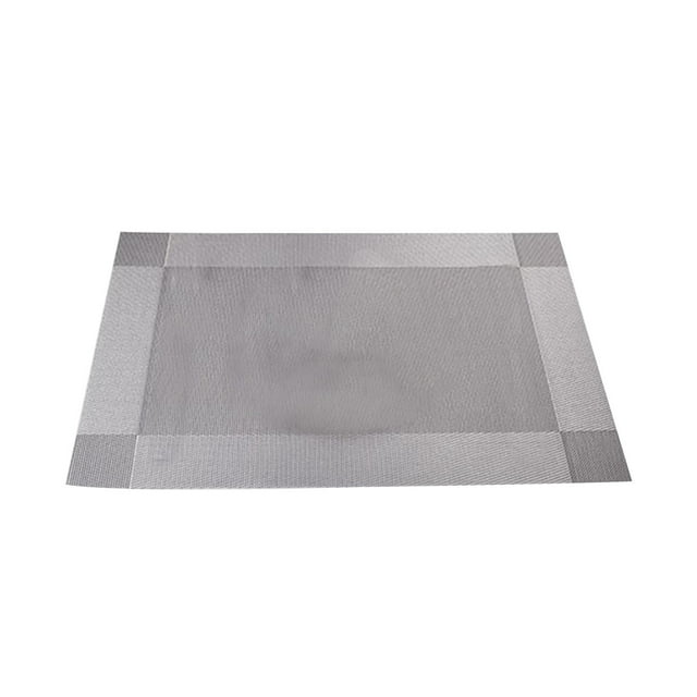 EGNMCR Kitchen Gadgets, Kitchen Accessories, Kitchen Utensils & Gadgets Placemats Set Of 6 Washable Indoor/Outdoor Vinyl Place Mats For Dining Table PVC Weave Table Mats Durable placemat