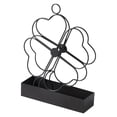 thumbnail image 2 of Soporte de bobina de de hierro, carrete repelente de a prueba de fuego, quemador de , colector de cenizas, adorno de estatua Hojas negras Soledad Soporte de bobina de, 2 of 10