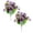 Purple-Dark Purple, variant on 1 Pc Artificial Fake Flowers Daisy Bouquets for Decoration Outdoors Silk Faux Wild Multicolor Colorful Flowers Daisies with Stems for Home Decor Crafts Gravesites Cemetery, 11.81" Purple-Light Purple