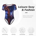 thumbnail image 5 of Picia Futuristic Bar Space View Womens One Piece Swimsuits Modest Tummy Control Bathing Suits Lace Up Slimming Swim Suit-XX-Large, 5 of 9