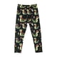 thumbnail image 4 of Pantalones largos con estampado navideño, cintura alta, elásticos y suaves, para niña, 4 of 8