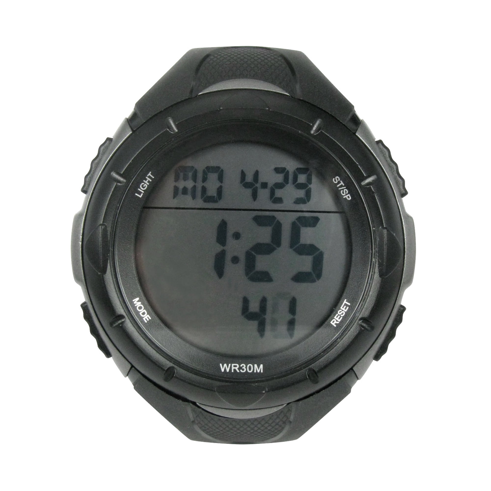 George Mens Digital Sport Wristwatch Plastic Strap