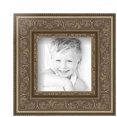 thumbnail image 2 of ArtToFrames 4" x 4" Ornate Silver with Bead Picture Frame, 4x4 inch Silver Wood Poster Frame (WOM-5076), 2 of 7