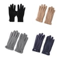 thumbnail image 3 of 1 Paire de Gants Chauds pour Homme, Automne Froid, Mode, Écran Tactile, pour Randonnée en Plein Air, Noir, 3 of 9
