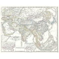 thumbnail image 2 of Spruner 18x15 Gold Ornate Wood Framed with Double Matting Museum Art Print Titled - Asia Mongol Empire - Spruner 1855, 2 of 4
