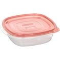 thumbnail image 2 of Rubbermaid TakeAlongs Sandwich Food Storage Containers, 2.9 Cup, Tint Chili, 4 Count 1779040, 2 of 7