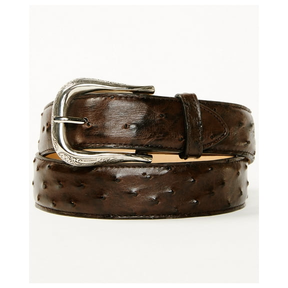 Cody James Black 1978 Men's 1978&Trade; Exotic Full-Quill Ostrich Belt - BXAHO24BT2-DKBN 42