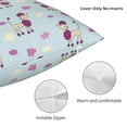 thumbnail image 3 of Yiaed Poodle Dog Print Pillow Covers Super Soft Decorative Square Throw Pillow Covers Case Cushion Covers for Sofa Couch Bedroom Car Decor（No pillow core）-22"x22", 3 of 7
