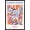 Black Framed Version, variant on Reinders: Flowers - Flower Market Ibiza Pink Wall Poster, 22.375" x 34" Framed