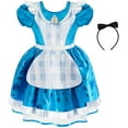 thumbnail image 2 of Disney Alice Costume for Girls – Alice in Wonderland, 2 of 5