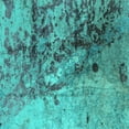 thumbnail image 1 of Ahgly Company Indoor Square Oriental Turquoise Blue Industrial Area Rugs, 5' Square, 1 of 4