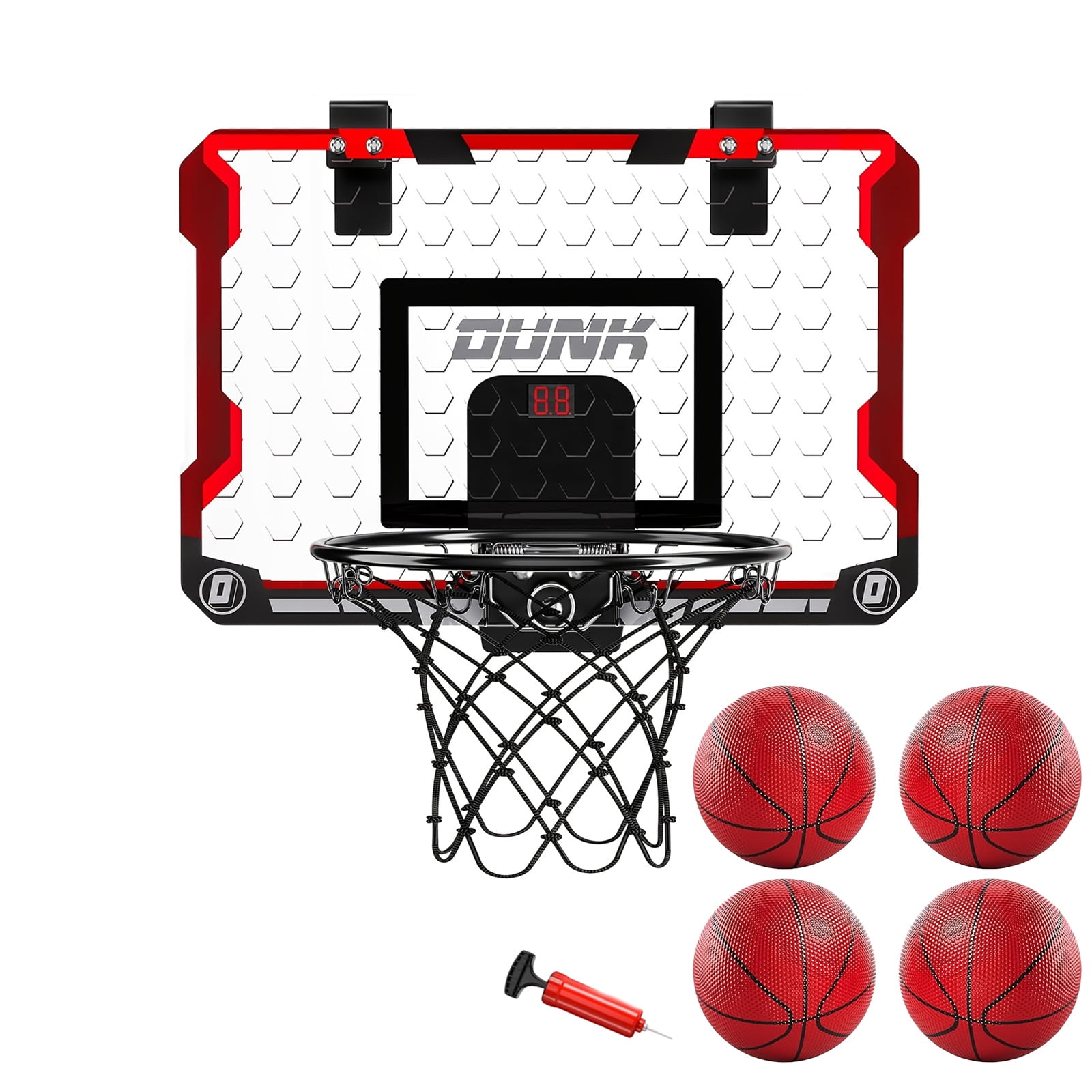Spalding, Mini Basketball Hoop, 180 Breakaway Over-The-Door