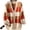 Orange, variant on Women's Color Block Open Front Cardigan, Womens Fall Sweaters, Long Sleeve Casual Knit Layering Sweater