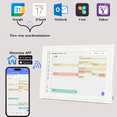 thumbnail image 3 of Smart Digital Family Calendar with 10.1 Inch Touch Screen, Multi-Platform Calendar Sync to Electronic Chore Planner, Wall & Fridge Mountable, 3 of 8