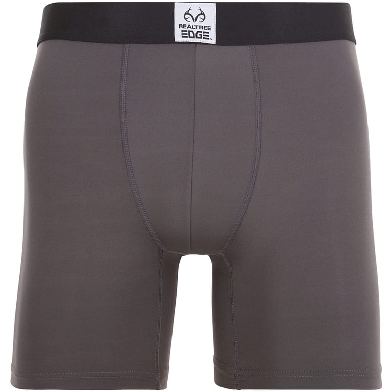 Realtree Mens Performance Boxer Briefs - 6-Pack Stretch Underwear