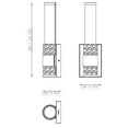 thumbnail image 2 of Z-Lite 5 Light Outdoor Pier Mounted Fixture, 2 of 8