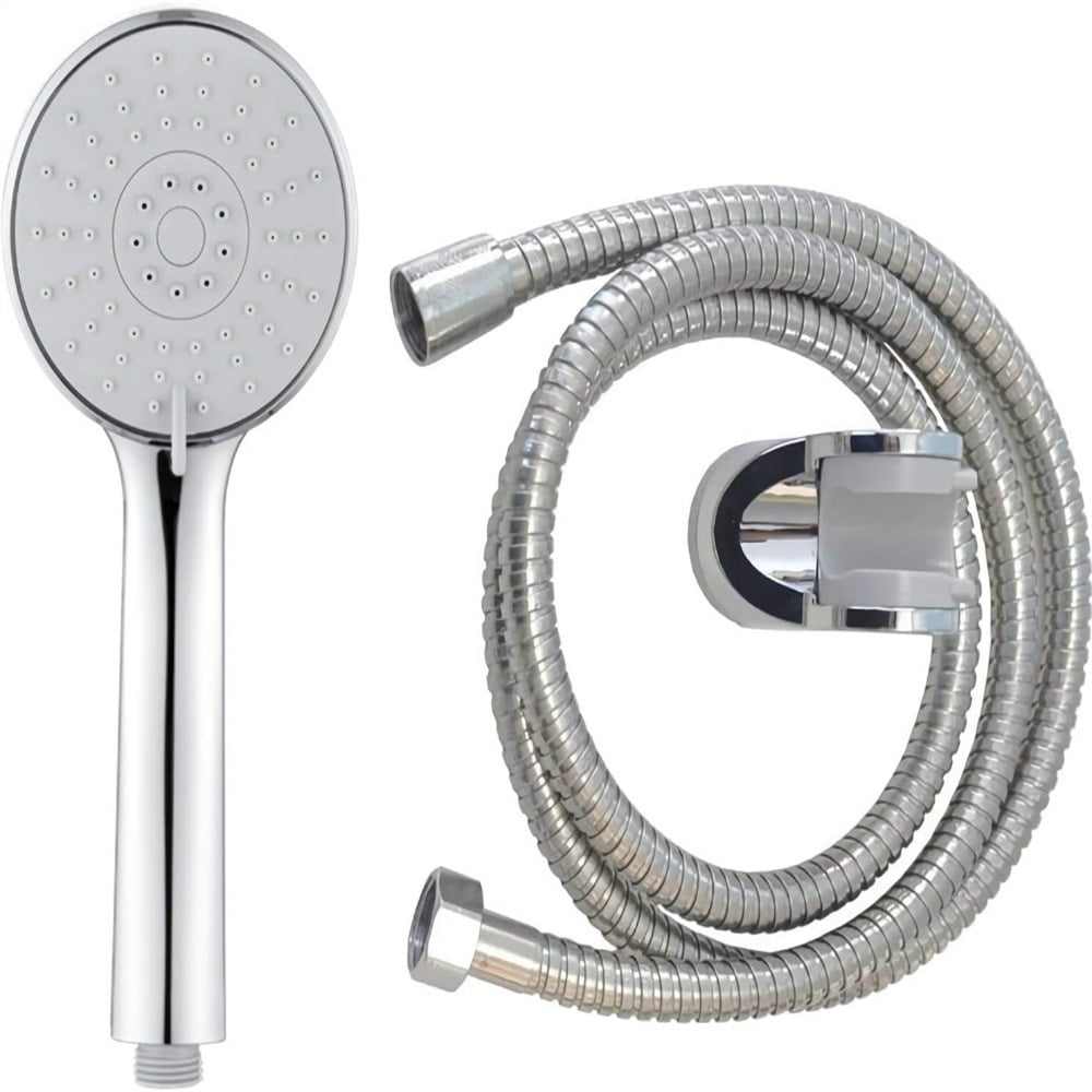 High Pressure Handheld Shower Head with Powerful Spray Multi-functions Chrome