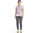 thumbnail image 3 of Med Couture Prints Scrubs Top For V-Neck Print MC8564, 3 of 8