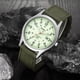 thumbnail image 1 of Reloj de cuarzo para hombre, reloj militar para hombre con fecha, de lona, de acero inoxidable, deportivo, de cuarzo, color blanco., 1 of 5