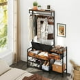 thumbnail image 4 of Costway 70" Freestanding Coat Rack with Shoe Rack 12 Hooks Drawer & Storage Shelf, 4 of 10