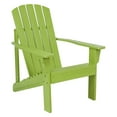 thumbnail image 5 of Shine Company Traditional Cedar Wood Patio Firepit Adirondack Chair in Green, 5 of 7